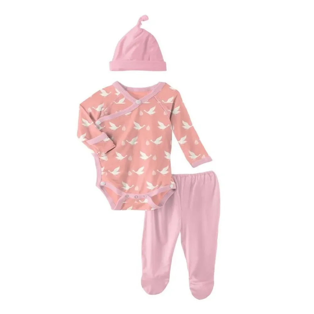 Kickee pants bamboo onesie outfit size 3-6 months